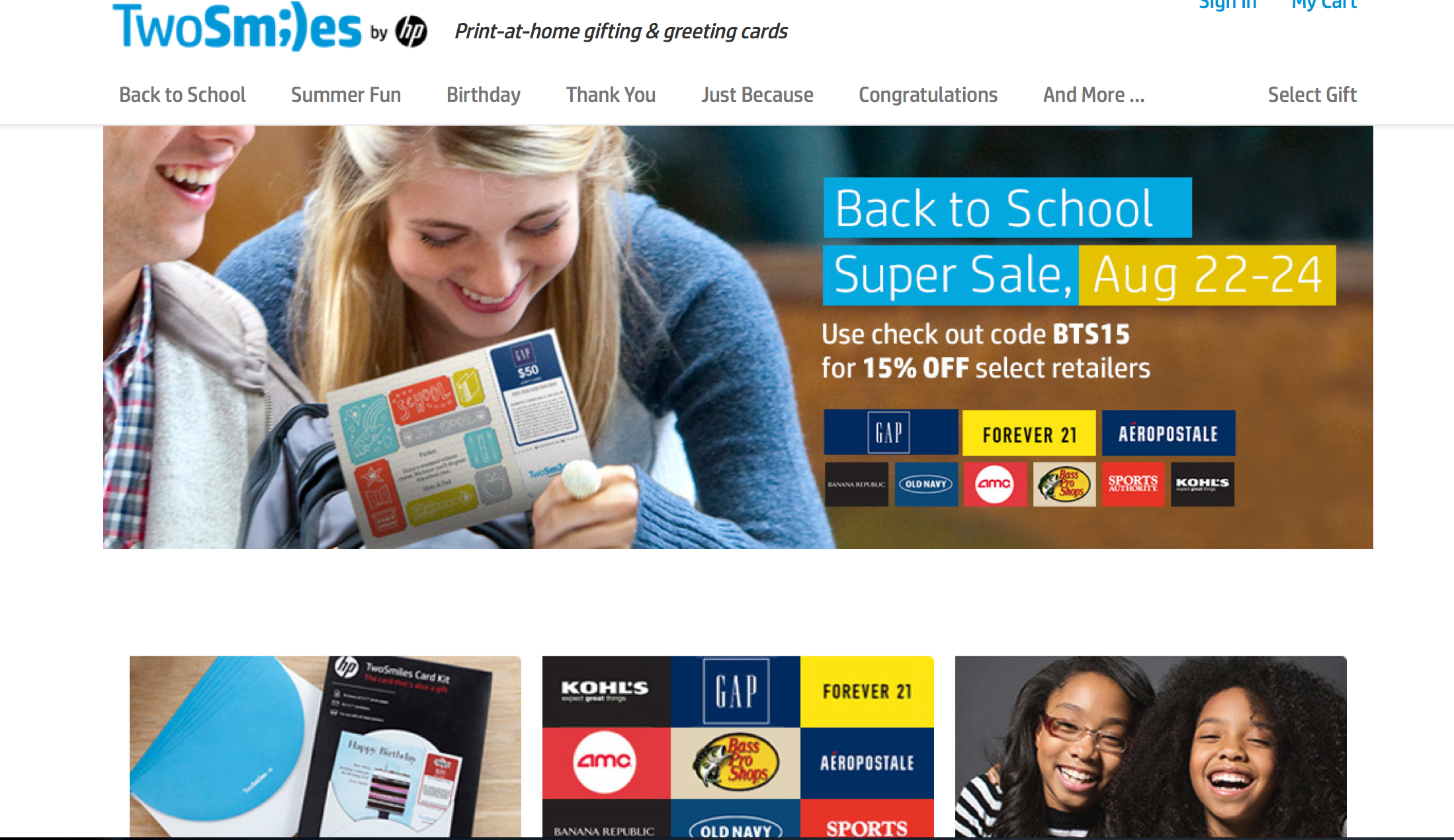 15% Off Southwest Gift Cards & Other Retailers at TwoSmiles