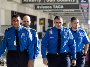 TSA searches passenger