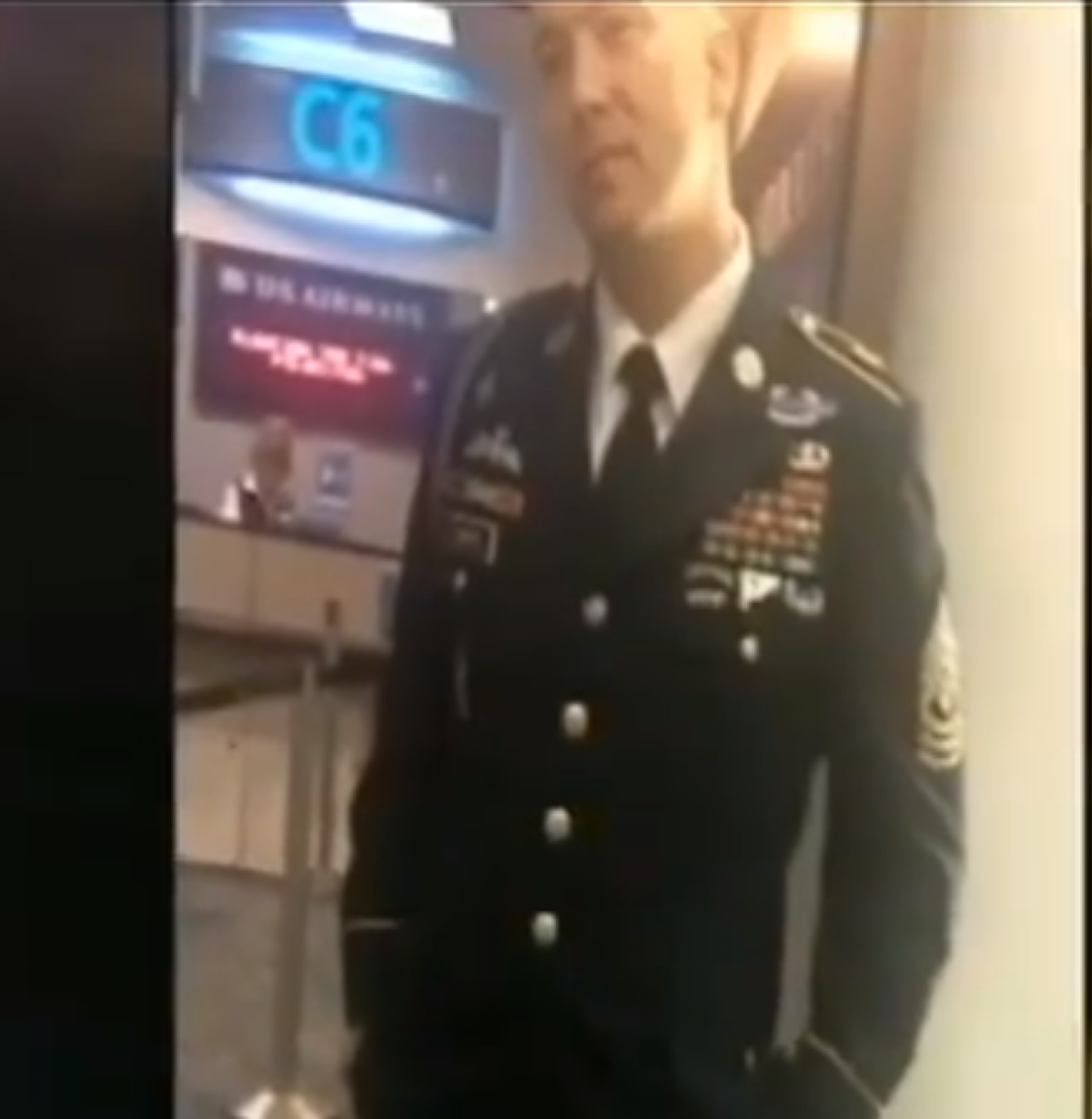 US Airways Flight Attendant Disrespects Decorated Army Soldier (VIDEO)