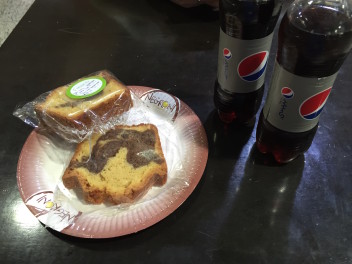 Luxor Club Offering - Pepsi and Pound Cake