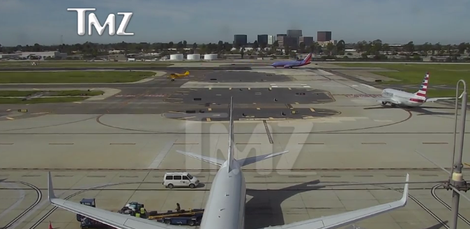Video Surfaces of Harrison Ford Airplane’s Taxiway Landing & Near Miss With An American Airlines Flight