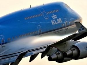 KLM Boeing 747 Engine