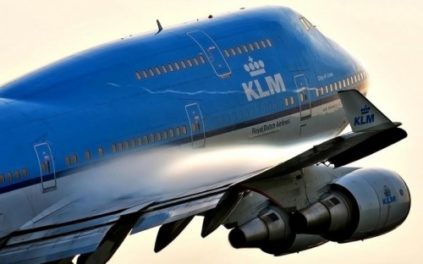 KLM Boeing 747 Engine