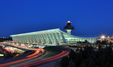 Dulles Airport to downtown DC metro line