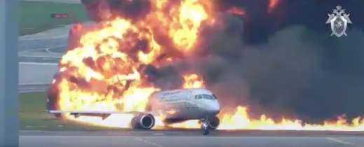 Russian Officials Release New Video of 2019 Aeroflot Crash